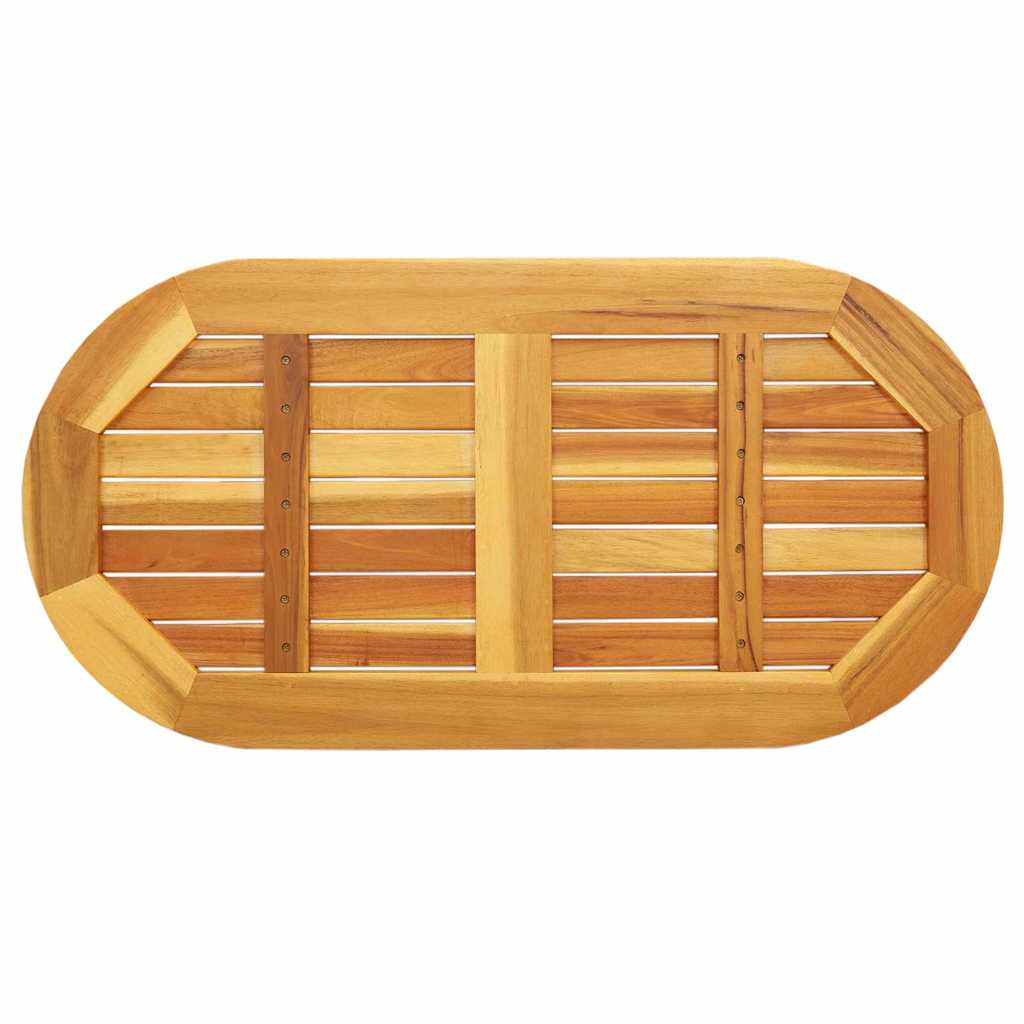 Tampo de Mesa Castanho 90 x 45 x 2 cm Madeira de acácia maciça