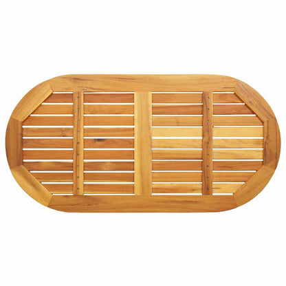 Tampo de Mesa Castanho 110 x 55 x 2 cm Madeira de acácia maciça