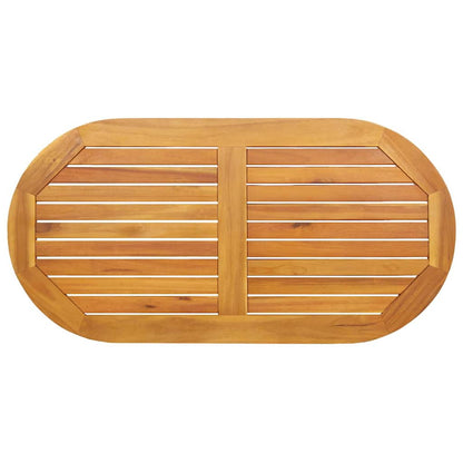 Tampo de Mesa Castanho 110 x 55 x 2 cm Madeira de acácia maciça