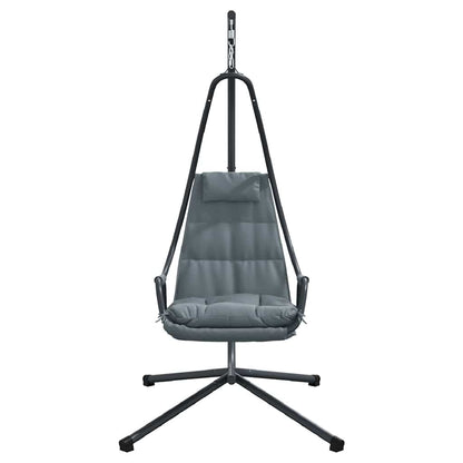 Cadeira suspensa tipo ovo Antracite 94 x 107 x 196.5 cm Aço