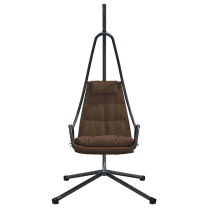 Cadeira suspensa tipo ovo Manual café 94 x 107 x 196.5 cm Aço
