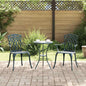 Cadeira de Jardim 2 pcs Verde 55 x 56.5 x 91cm Alumínio