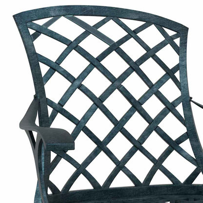 Cadeira de Jardim Verde 61 x 60,5 x 93cm Alumínio