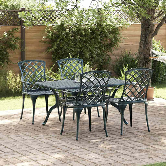 Cadeira de Jardim Verde 61 x 60,5 x 93cm Alumínio