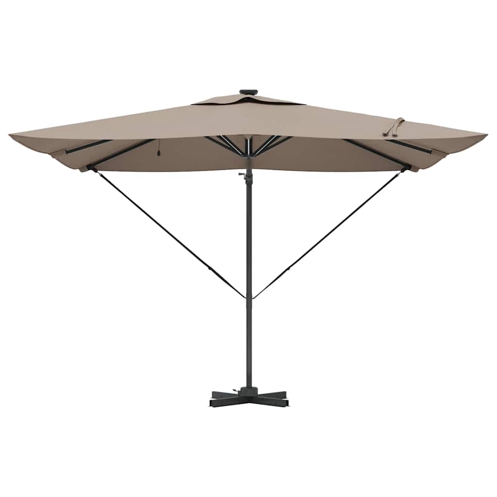 Guarda-sol Cinzento-acastanhado 286 x 284 x 270 cm