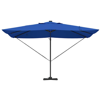 Guarda-sol Azul Azur 352 x 251 x 265 cm Poliéster e Alumínio