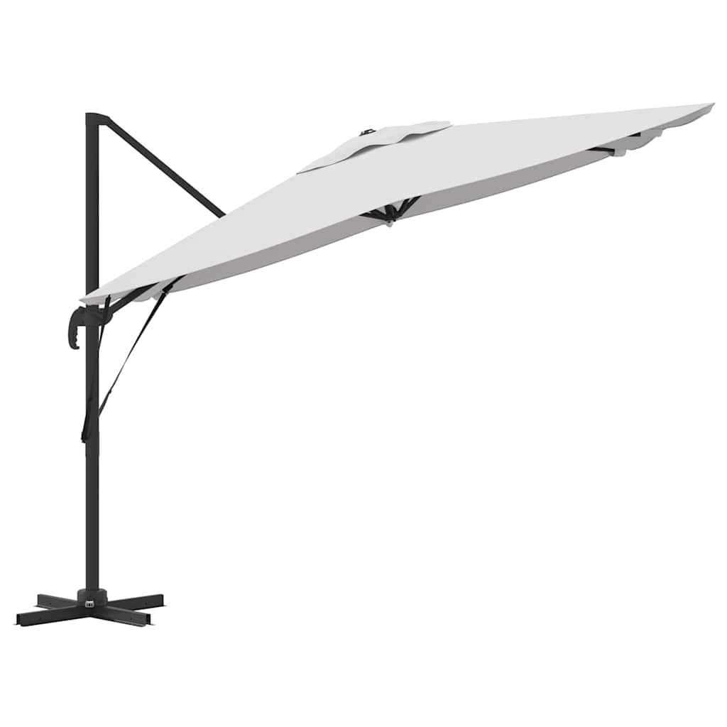 Parasol Roma Bege 286 x 284 x 265 cm Alumínio e Poliéster