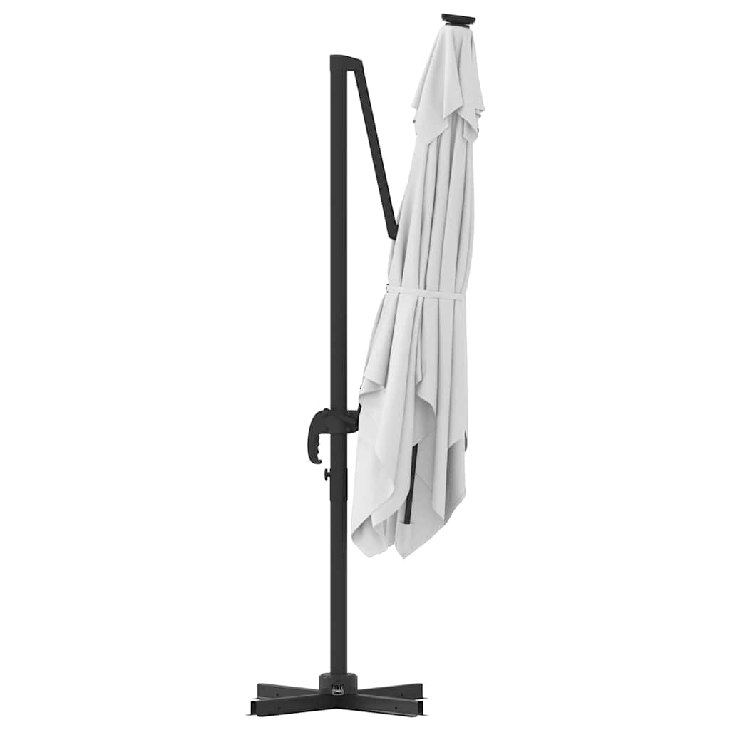 Parasol Roma Bege 286 x 284 x 265 cm Alumínio e Poliéster