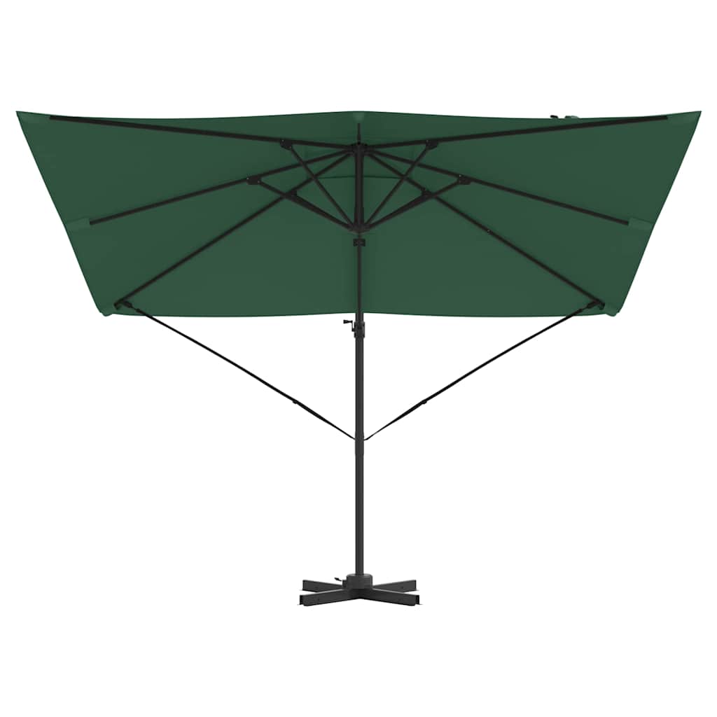 Parasol Roma Verde 286 x 284 x 265 cm Alumínio e Poliéster