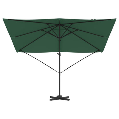 Parasol Roma Verde 286 x 284 x 265 cm Alumínio e Poliéster