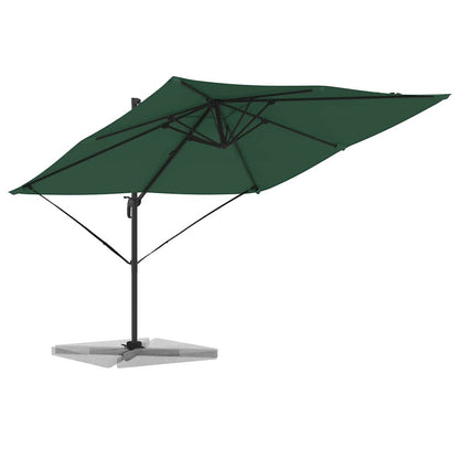 Parasol Roma Verde 286 x 284 x 265 cm Alumínio e Poliéster