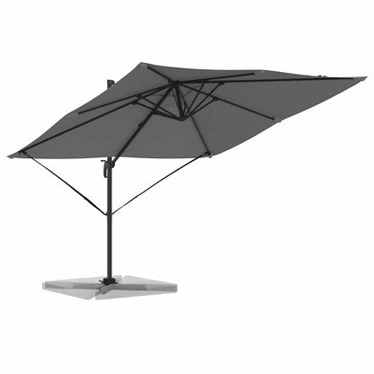 Parasol Roma Antracite 286 x 284 x 265 cm Alumínio e Poliéster
