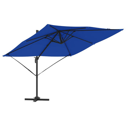 Parasol Roma Azul 286 x 284 x 265 cm Alumínio e Poliéster