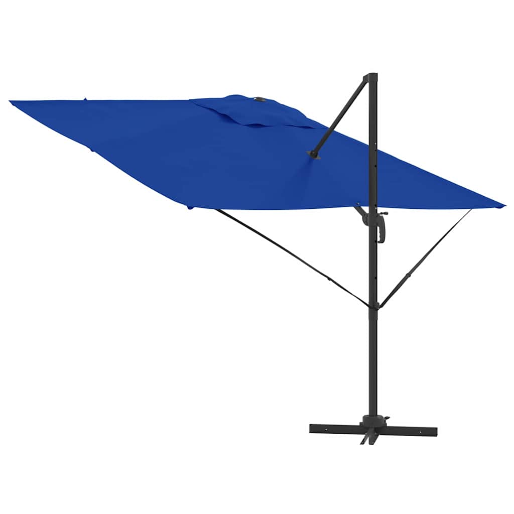 Parasol Roma Azul 286 x 284 x 265 cm Alumínio e Poliéster