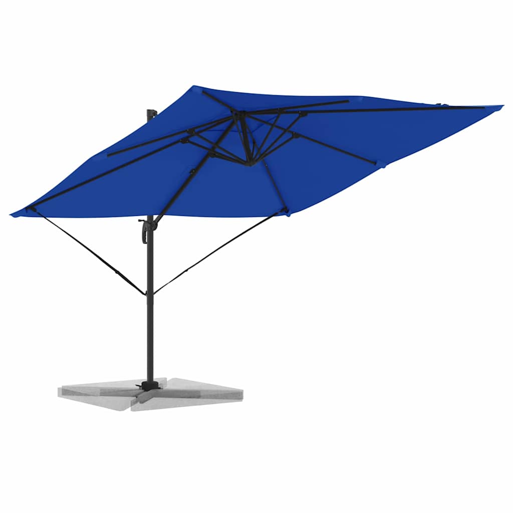 Parasol Roma Azul 286 x 284 x 265 cm Alumínio e Poliéster