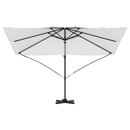 Guarda-sol Areia 351 x 250 x 260 cm Poliéster e Alumínio