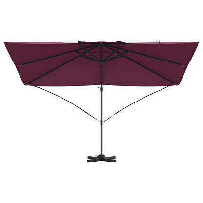 Guarda-sol Vermelho Bordeaux 351 x 250 x 260 cm
