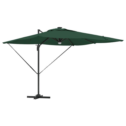 Parasol Roma Verde 286 x 284 x 270 cm Alumínio e Poliéster