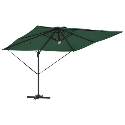 Parasol Roma Verde 286 x 284 x 270 cm Alumínio e Poliéster