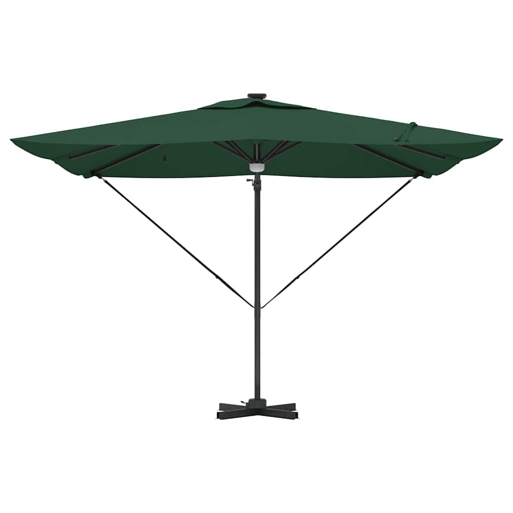 Parasol Roma Verde 286 x 284 x 270 cm Alumínio e Poliéster