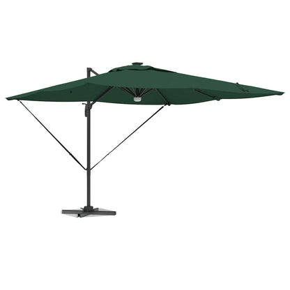 Parasol Roma Verde 286 x 284 x 270 cm Alumínio e Poliéster