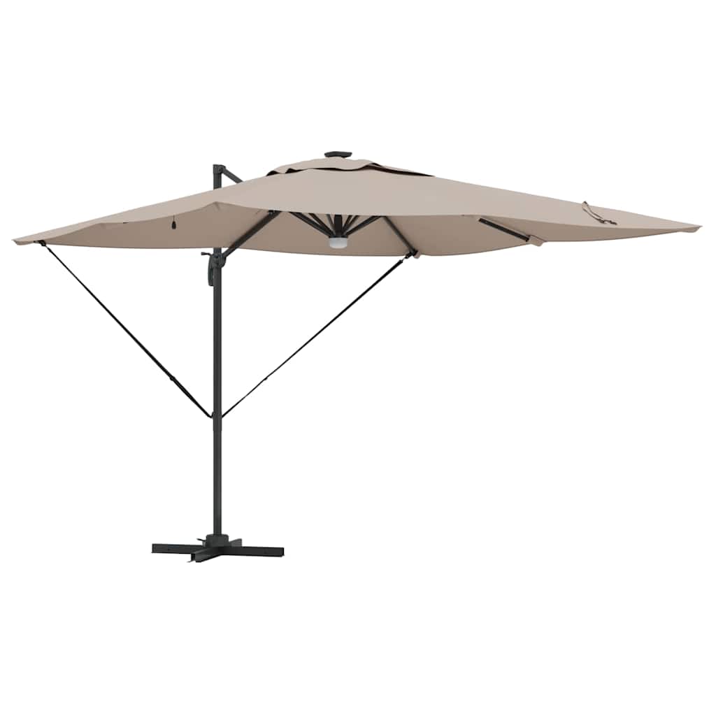 Parasol Roma Cinzento-acastanhado 286 x 284 x 270 cm