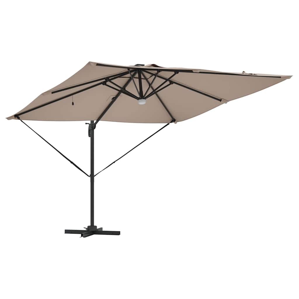 Parasol Roma Cinzento-acastanhado 286 x 284 x 270 cm