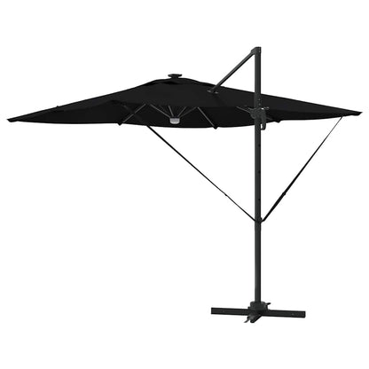 Parasol Roma Preto 286 x 284 x 270 cm Alumínio e Poliéster