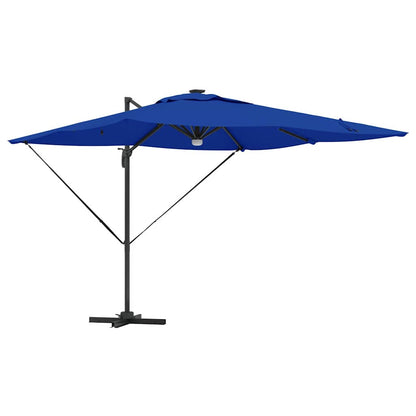 Parasol Roma Azul 286 x 284 x 270 cm Alumínio e Poliéster