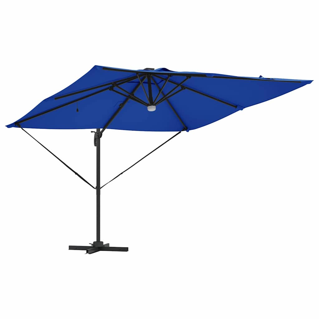Parasol Roma Azul 286 x 284 x 270 cm Alumínio e Poliéster
