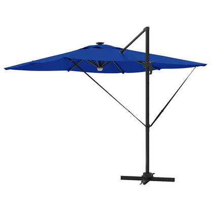 Parasol Roma Azul 286 x 284 x 270 cm Alumínio e Poliéster