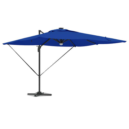 Parasol Roma Azul 286 x 284 x 270 cm Alumínio e Poliéster