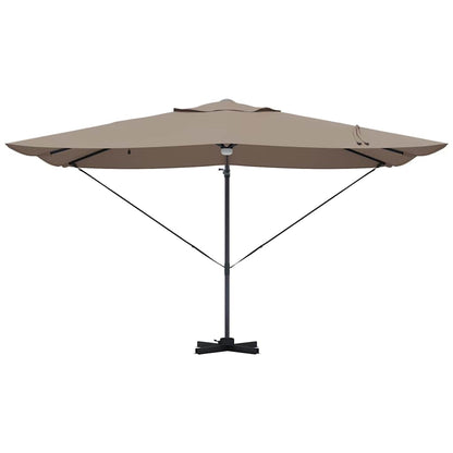 Guarda-sol Cinzento-acastanhado 351 x 250 x 253 cm