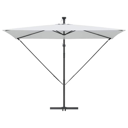 Guarda-sol Areia 294 x 200 x 270 cm Poliéster e Alumínio