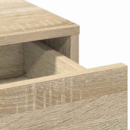Mesa de vestir com gaveta 2 pcs Castanho 78.5 x 41 x 135 cm
