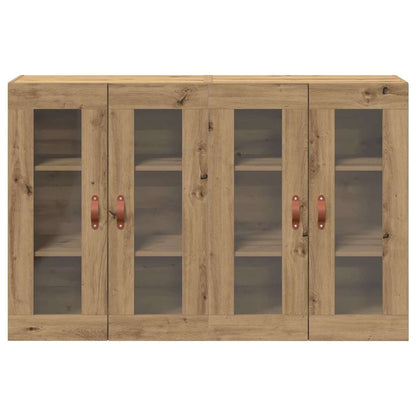 Armários de Parede 2 pcs Carvalho Artesanal 69,5 x 34 x 90 cm