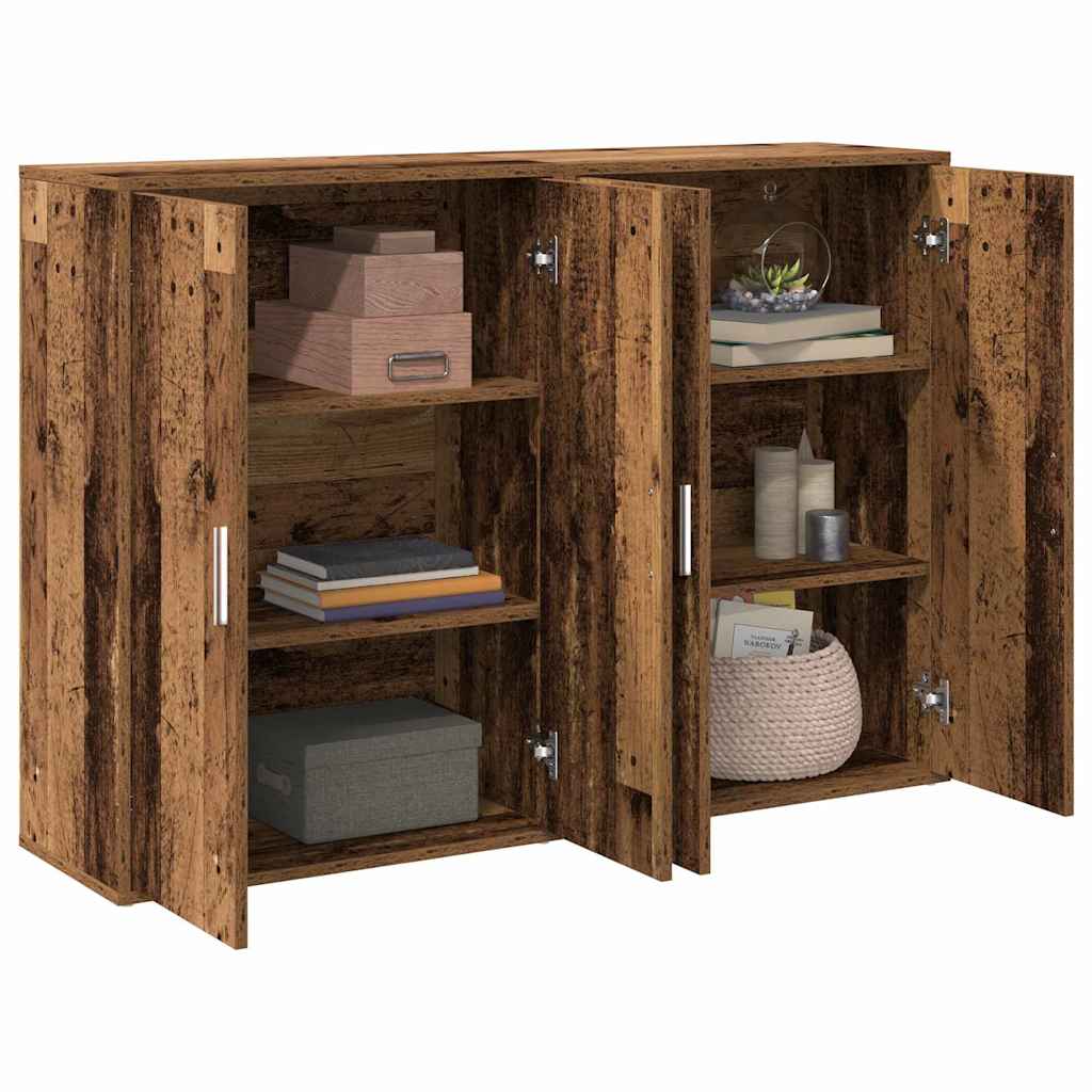 Buffet 2 pcs Madeira antiga 60 x 31 x 84 cm Madeira processada