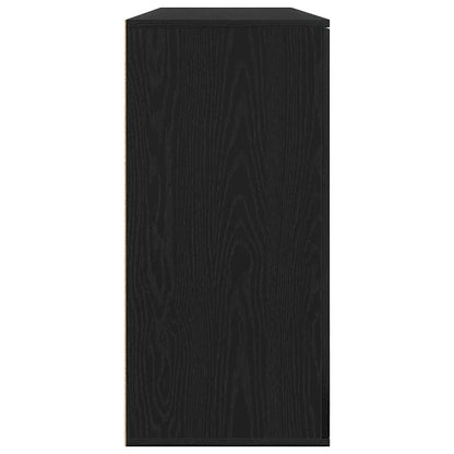 Buffet 2 pcs Carvalho Preto 79 x 38 x 80 cm Madeira processada