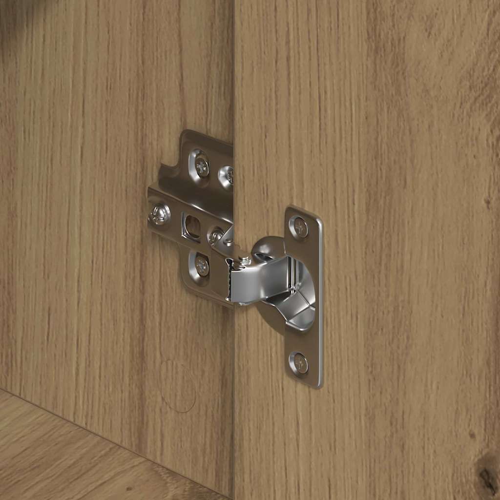 Buffet com gaveta 2 pcs Carvalho Artesanal 60 x 31 x 84 cm