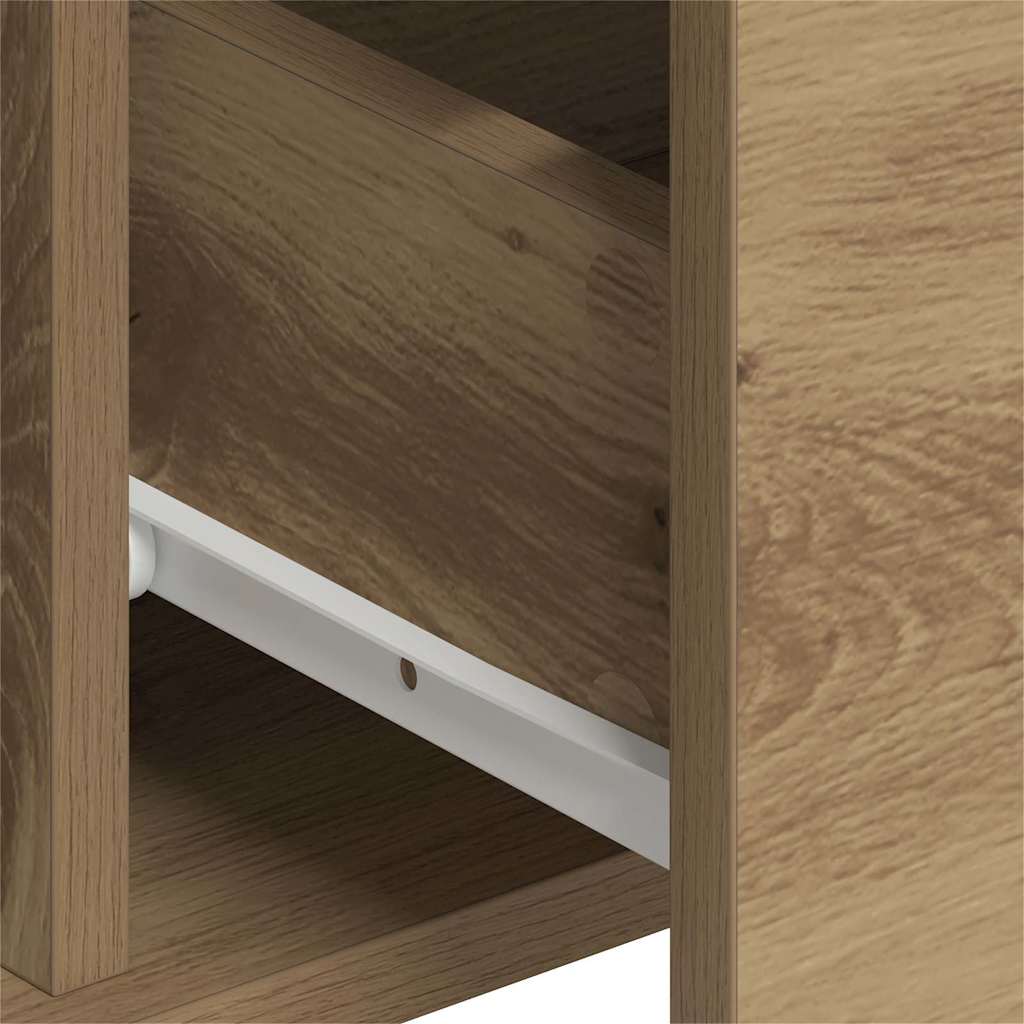 Buffet com gaveta 2 pcs Carvalho Artesanal 60 x 31 x 84 cm