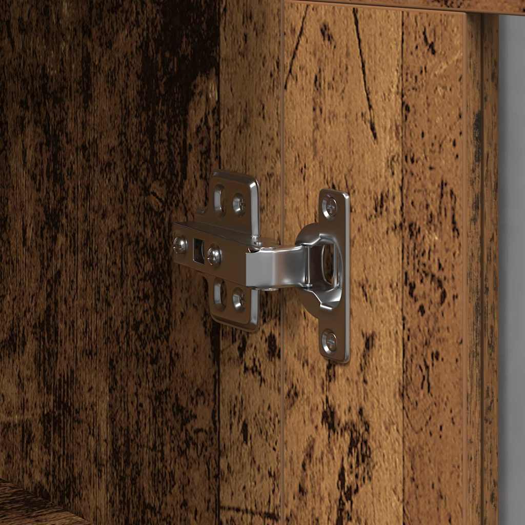 Armários de Parede 2 pcs Madeira Antiga 69,5 x 34 x 90 cm