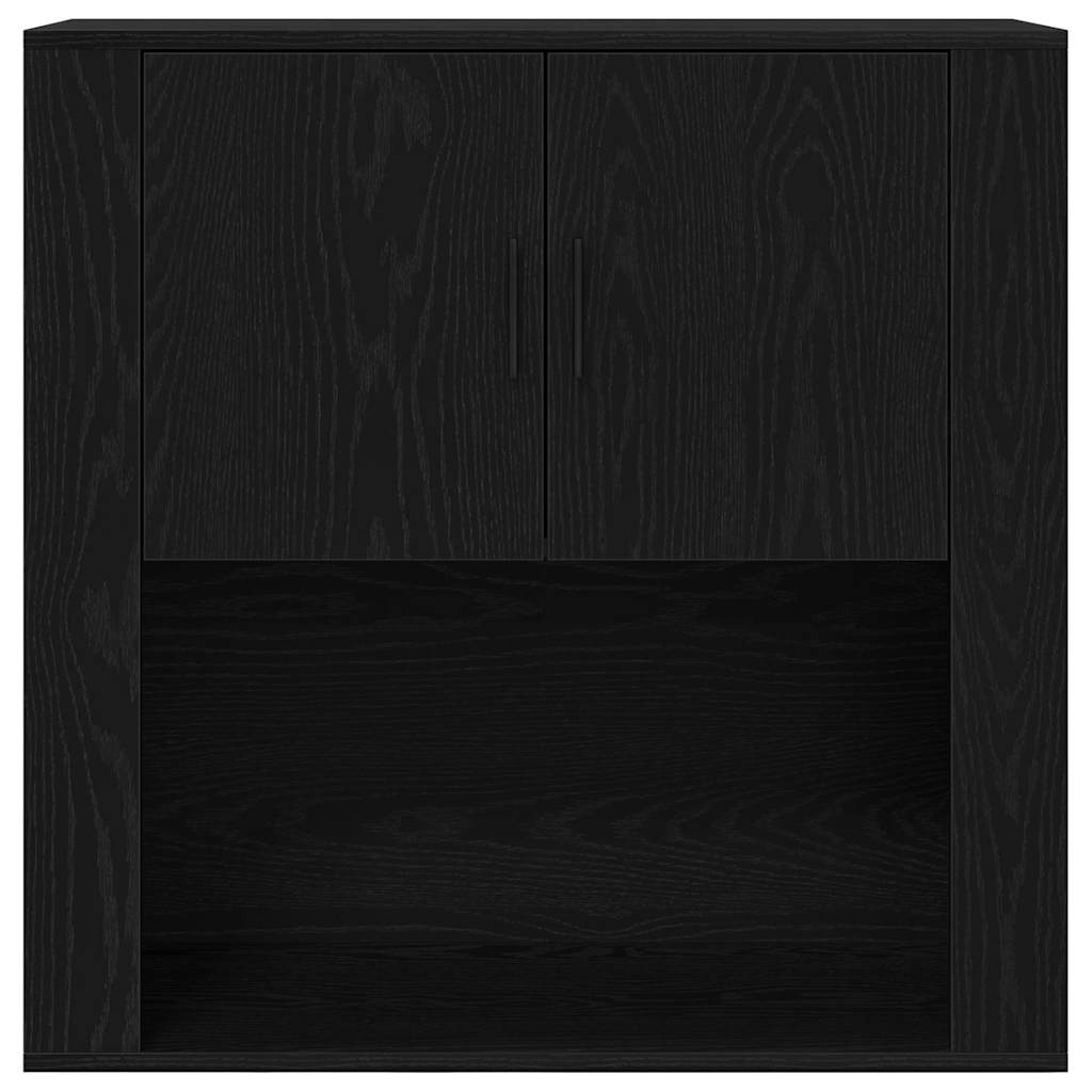 Highboard Carvalho preto 80 x 33 x 150 cm Madeira processada