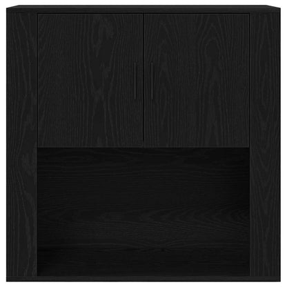 Highboard Carvalho preto 80 x 33 x 150 cm Madeira processada