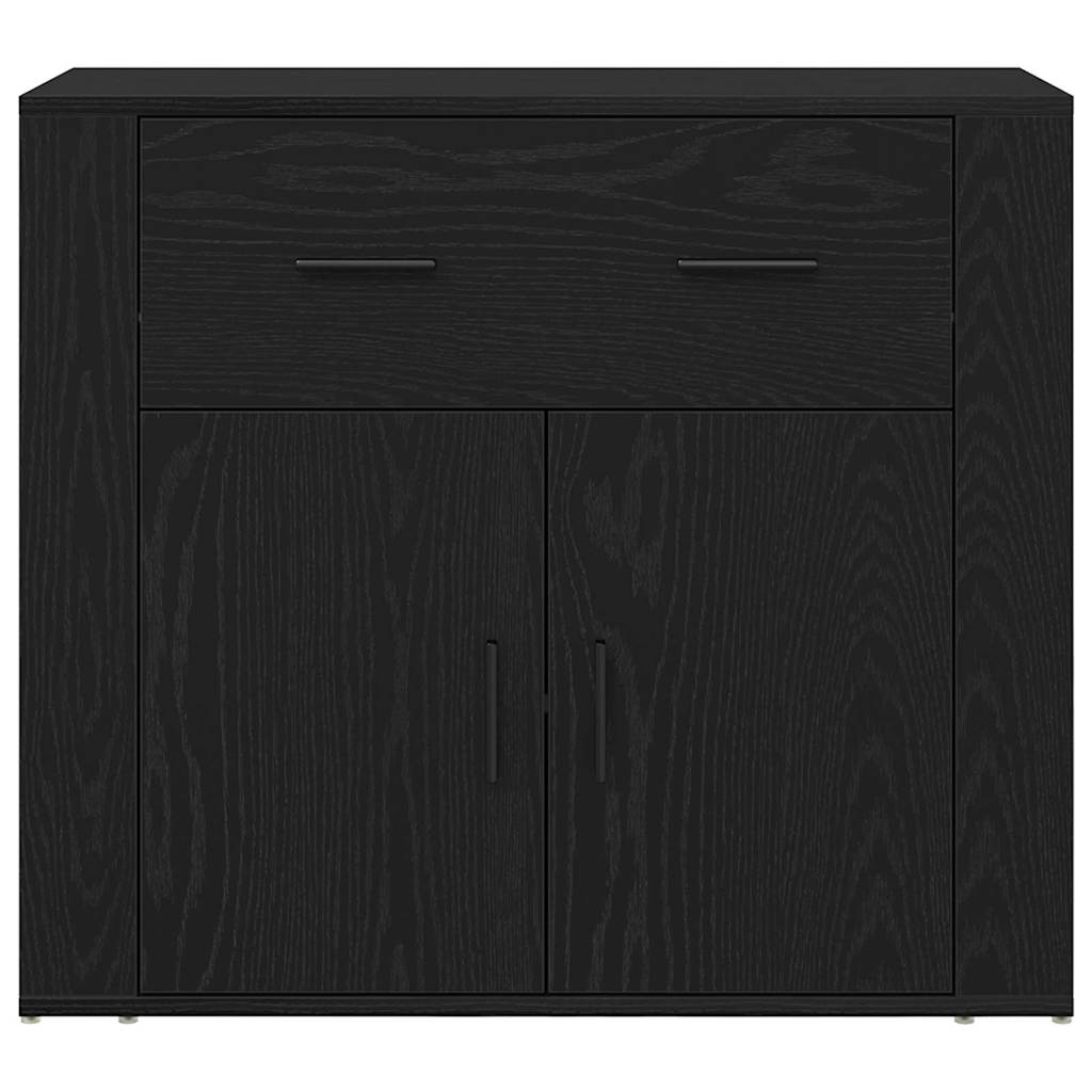 Highboard Carvalho preto 80 x 33 x 150 cm Madeira processada