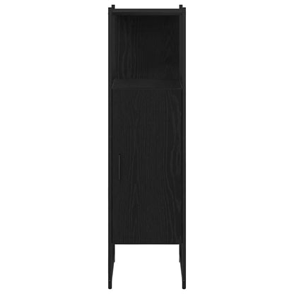 Conjunto de Móveis para Banheiro 4 pcs Preto 33 x 33 x 185.5 cm