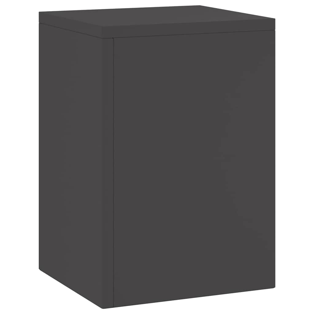 Suportes para plantas 2 pcs Preto 24 x 24 x 35 cm Aço