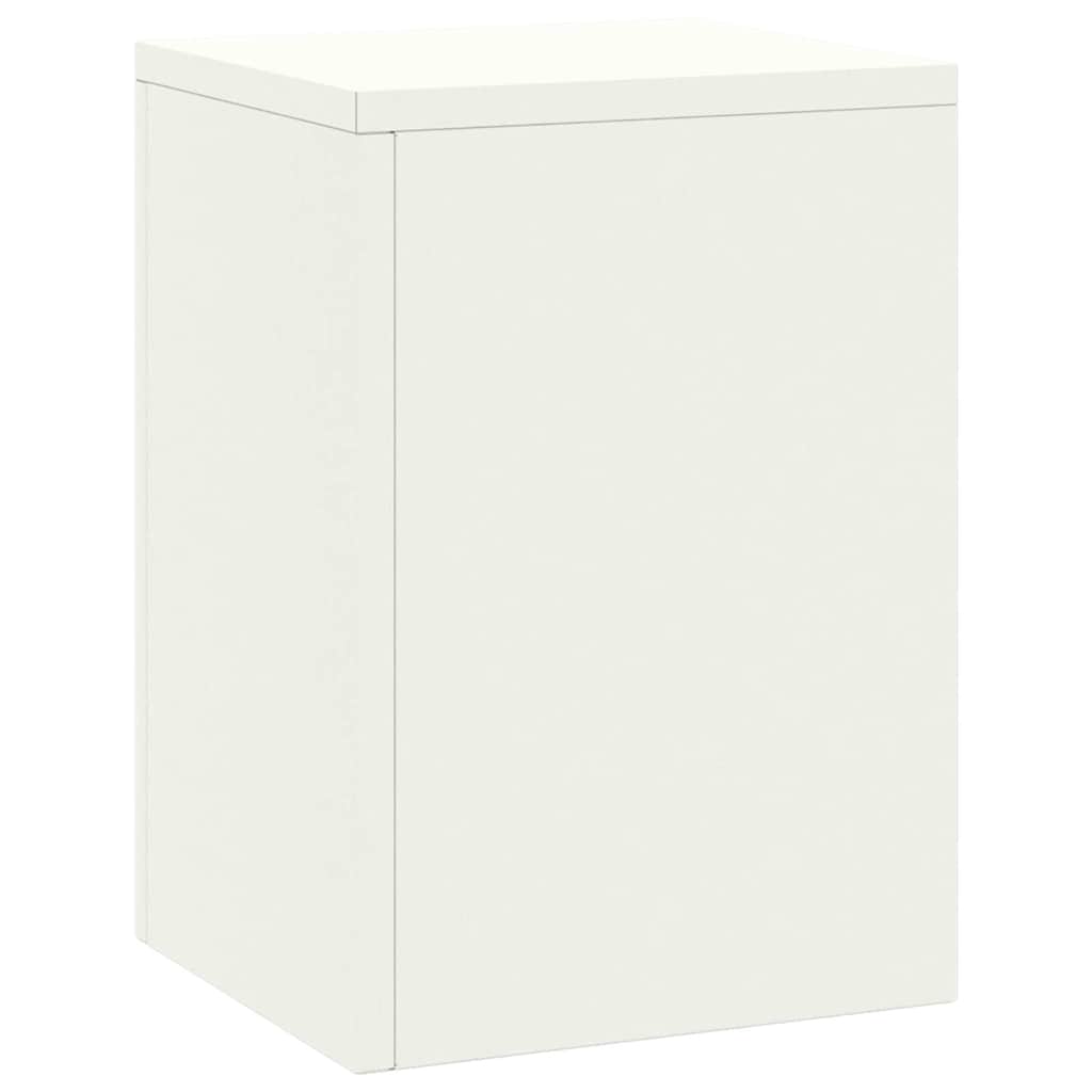 Suportes para plantas 2 pcs Branco 24 x 24 x 35 cm Aço