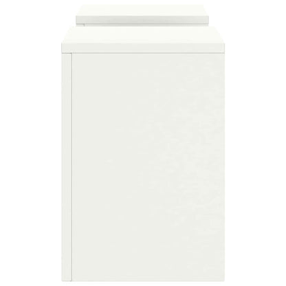 Suportes para plantas 2 pcs Branco 24 x 24 x 35 cm Aço