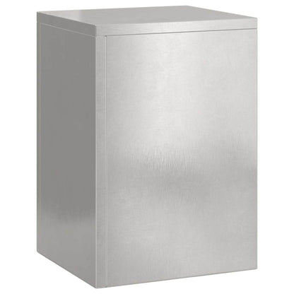 Suportes para plantas 2 pcs Prateado 24 x 24 x 35 cm