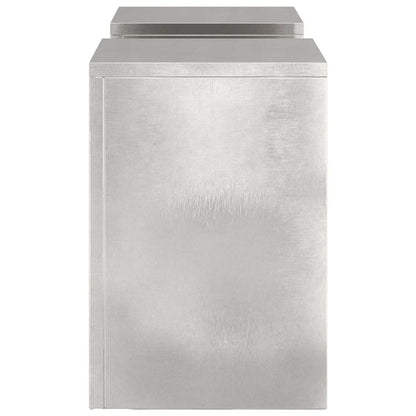 Suportes para plantas 2 pcs Prateado 24 x 24 x 35 cm